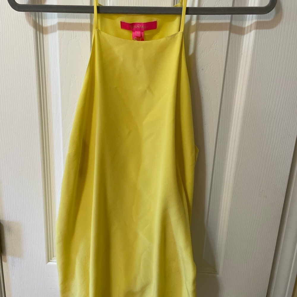 Lilly Pulitzer camisole tank size XL in vibrant lemon yellow